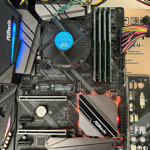 CPU i7-9700K M/B ASRock Z390