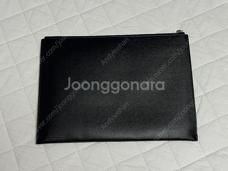 생로랑 블랙 클러치백 정품--1