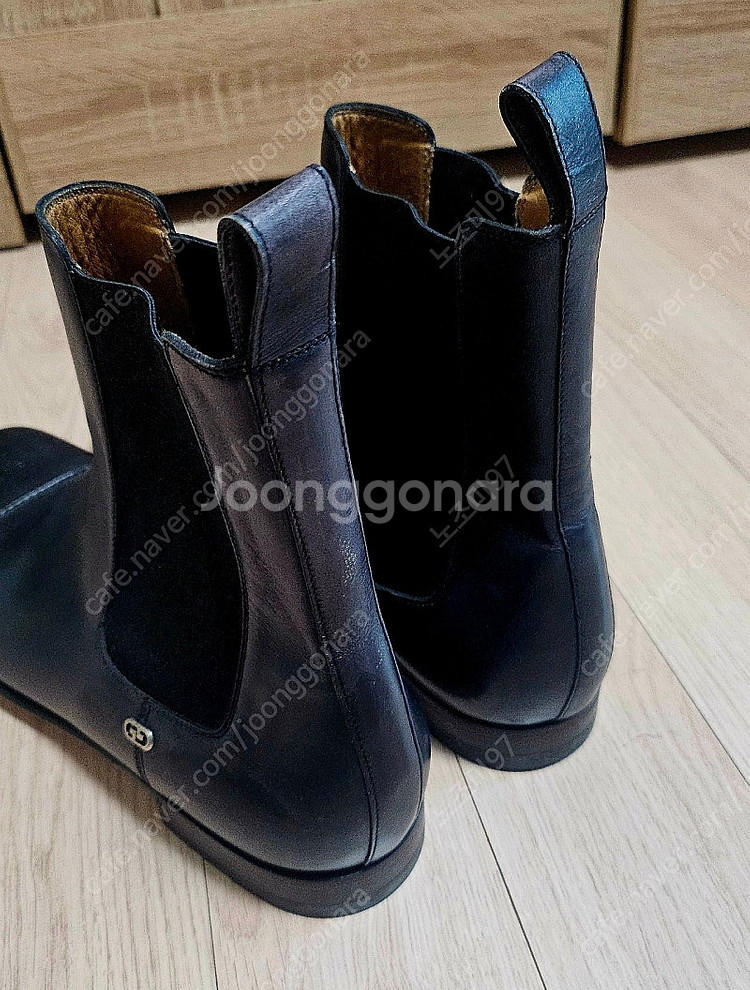 구찌 GUCCI 가죽 Eyelet Trim 첼시 부츠 ...--4