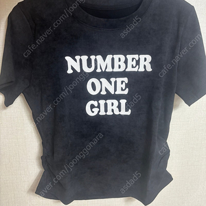 새상품) 셔링 반팔 티셔츠