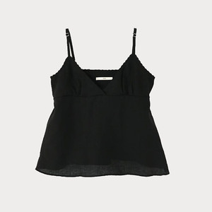 BOL 매니매니모드 navi top (블랙, 아이보리), wave cancan skirt (화이트)