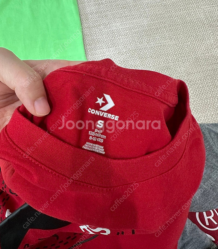 리바이스, 컨버스, 에스핏 반팔티 140 일괄--3