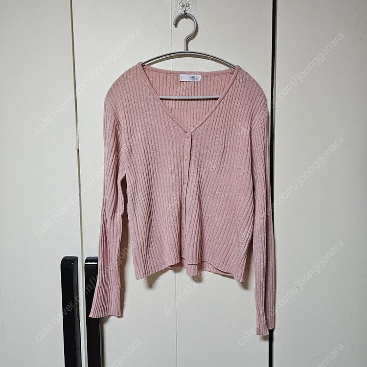 [새상품] 리리앤코 브이넥 골지 가디건(2.4구매 이미지