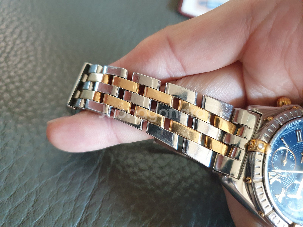 브라이틀링 크로스윈드 43mm 18k 콤비 크로노맷 크...--7
