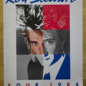 Rod Stewart 로드 스튜어트 1984 JAPAN 투어 프로그램 - 라지사이즈