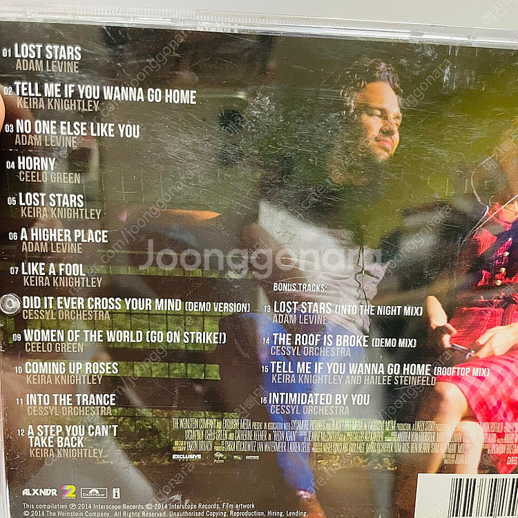 [중고음반/CD] 비긴 어게인 BEGIN AGAIN 영...--2