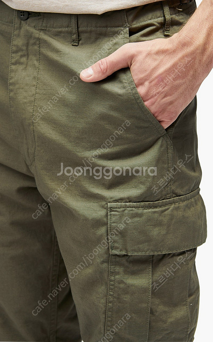 오어슬로우 6포켓 카고팬츠 올리브 퍼티그 베이커 팬츠--2