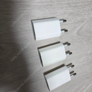 [3개]아이폰(애플) 정품 5W USB 전원어댑터(충전기)