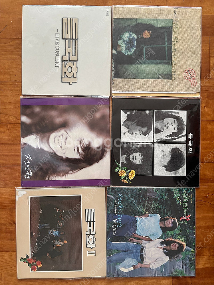 전인권 들국화 LP 레코드판--0