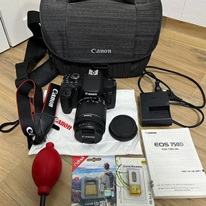 EOS 캐논 750D DSLR 카메라 팝니다