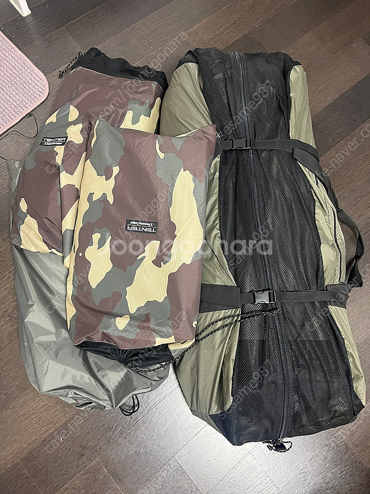 (중고) 텐터 오르투스T 구스킨+개선폴대+TPU2장 등...--0