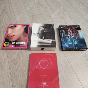 허진호 컬렉션,그녀(her)렌티,서브스턴스 4K 스틸북 A2,곡성 렌티 블루레이 판매합니다