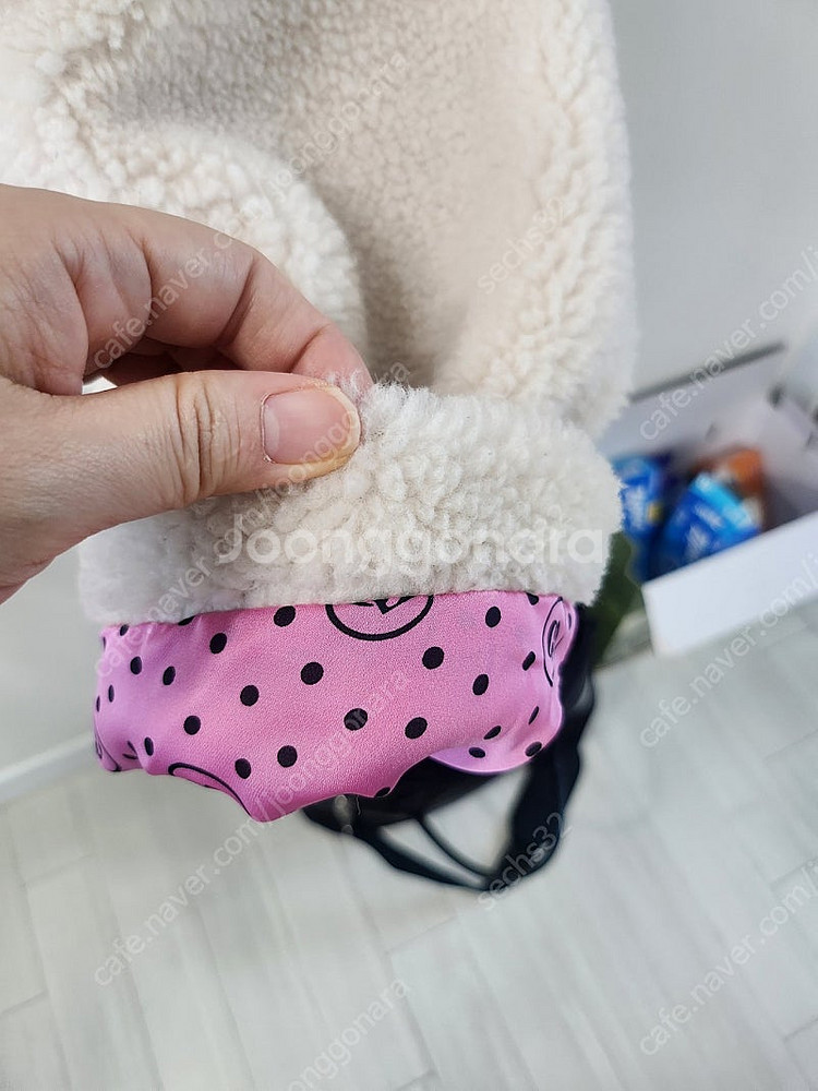 럭키슈에뜨 페이크 퍼 점퍼--4