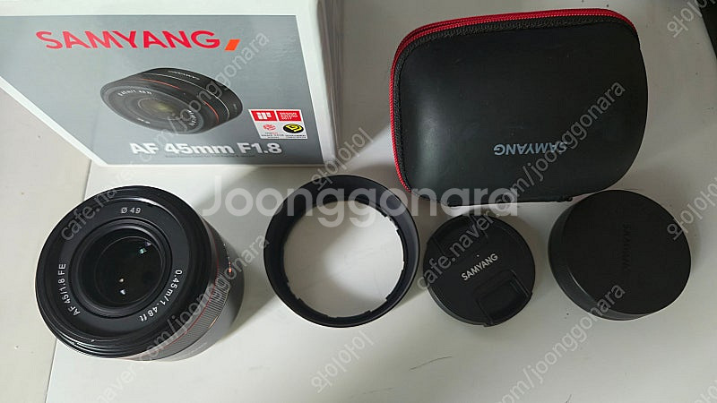 삼양 45mm f1.8 소니용 렌즈 팝니다.--0