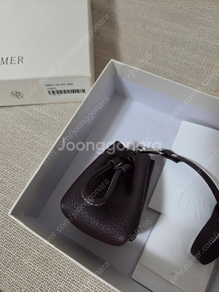 유메르 메르레브 버킷 백참 초콜릿--1