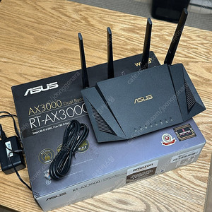 ASUS RT-AX3000 WiFi 6 라우터 게이밍 유무선 공유기 팝니다. 에이수스 아수스