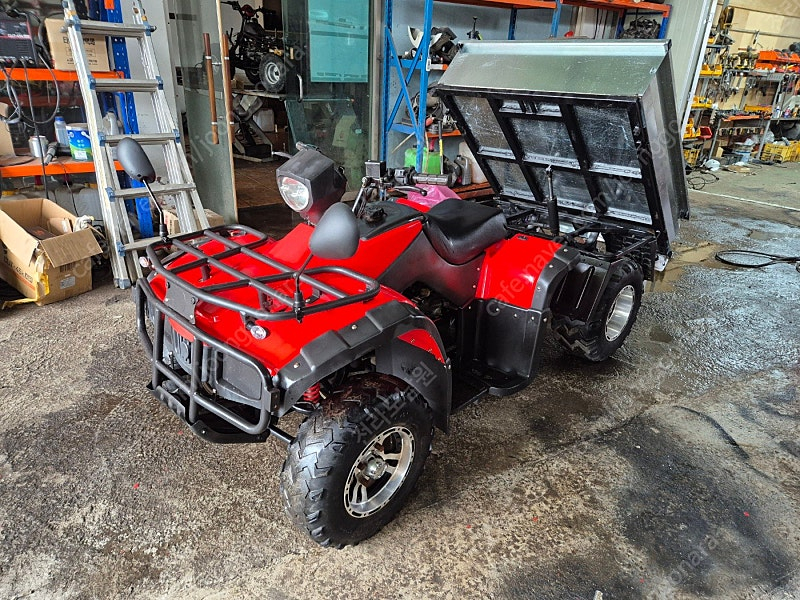 농업용 화물 유압덤프 팜트럭 4륜 사륜오토바이 대한모터스 sg5 모델 판매합니다--3