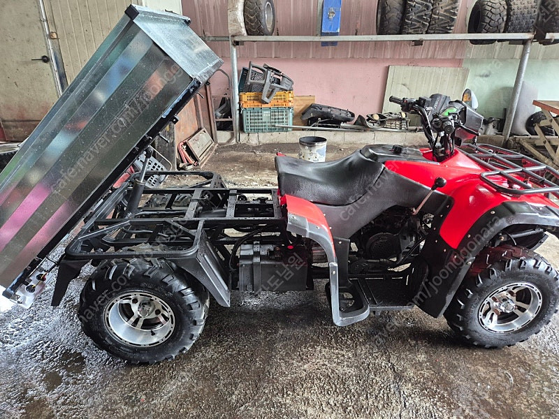 농업용 화물 유압덤프 팜트럭 4륜 사륜오토바이 대한모터스 sg5 모델 판매합니다--9