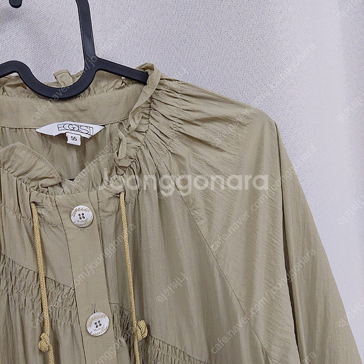 에고이스트 사선셔링 롱원피스--2