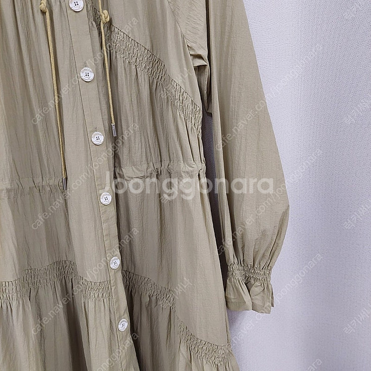 에고이스트 사선셔링 롱원피스--3