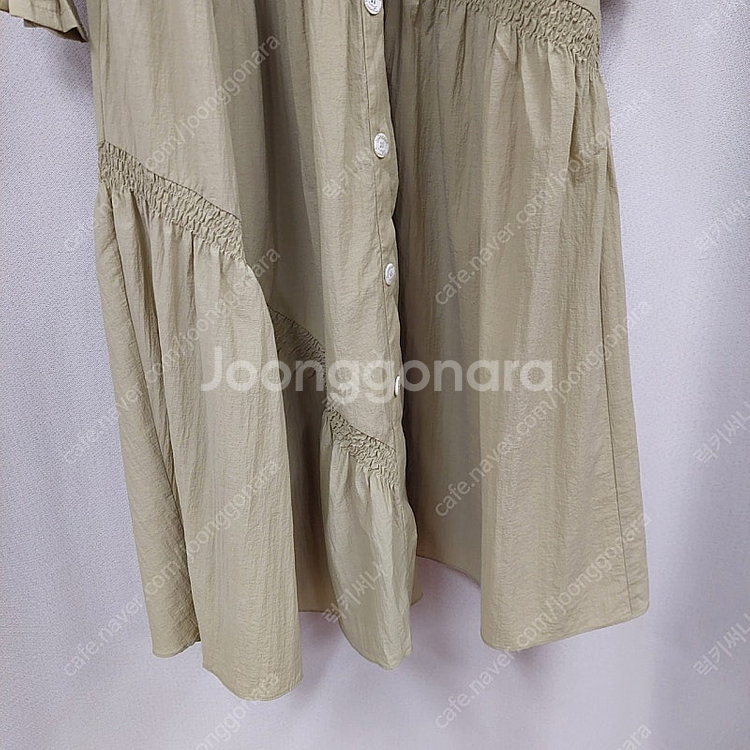 에고이스트 사선셔링 롱원피스--4