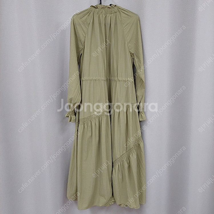 에고이스트 사선셔링 롱원피스--6