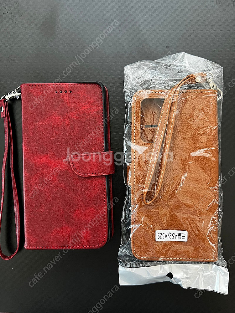 미사용 새상품 갤럭시 A52s 가죽 플립 지갑 케이스 ...--0