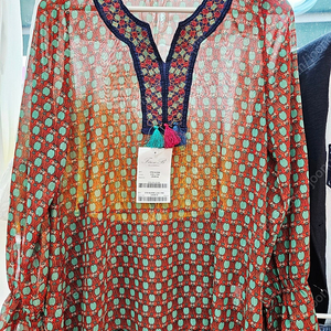 [새상품]보헤미안 시스루 블라우스 이미지