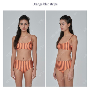 finca 핀카 레이어드 비키니 수영복 오렌지 블라스트 색상 2사이즈