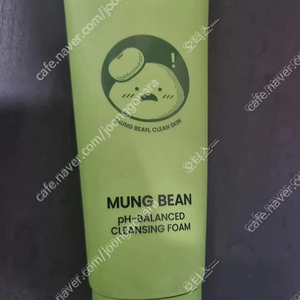 (2개이상 택포) 비플레인 녹두 약산성 클렌징폼 160ml 대용량 새거