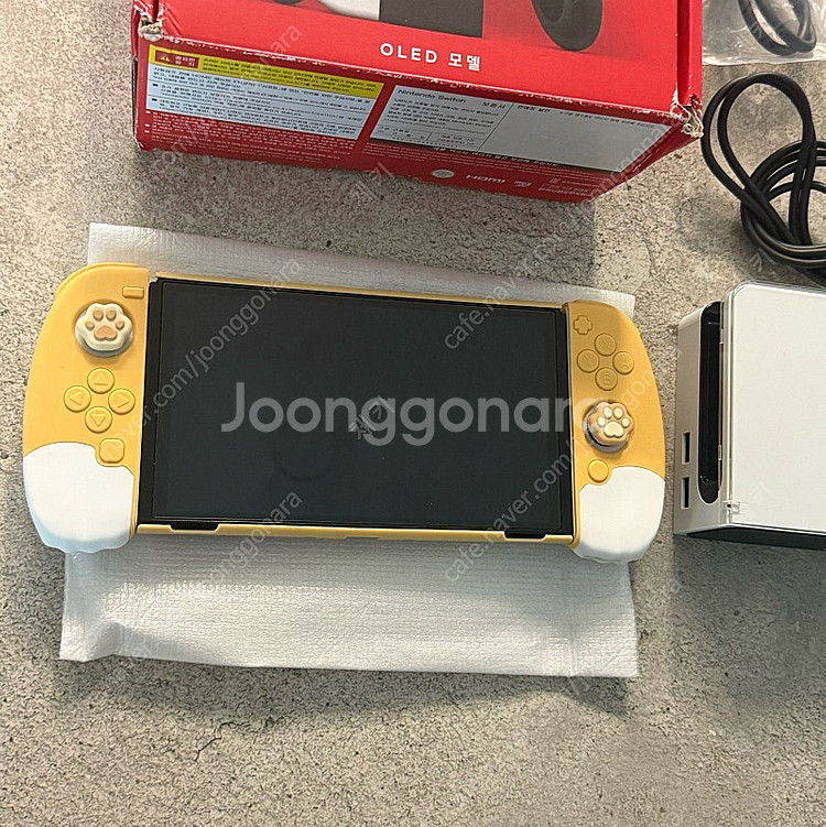 (풀박스)S급 닌텐도스위치oled +보호필름 + 케이스...--2