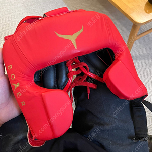 투이스코 복싱 신형 303 T헤드기어 무광레드