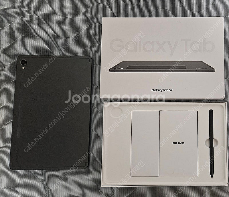 갤럭시탭s9 그라파이트 128기가 풀박스 wifi S급--0