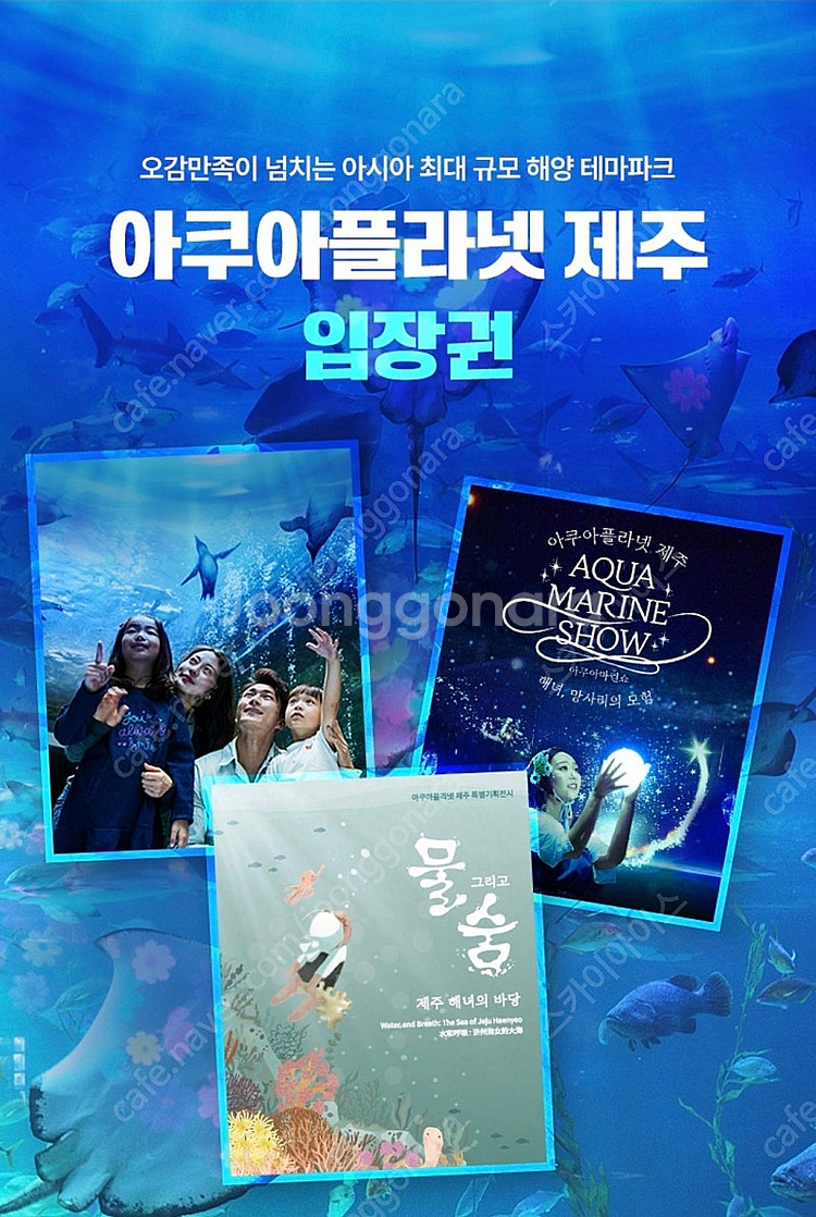아쿠아플라넷 제주 입장권 판매합니다--0