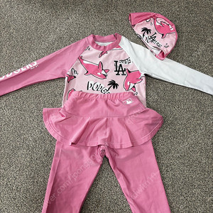 MLB 여아 수영복 세트 7호