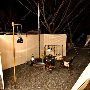 나두 캠핑 우드 파일드라이버 랜턴걸이 스탠드_vinst