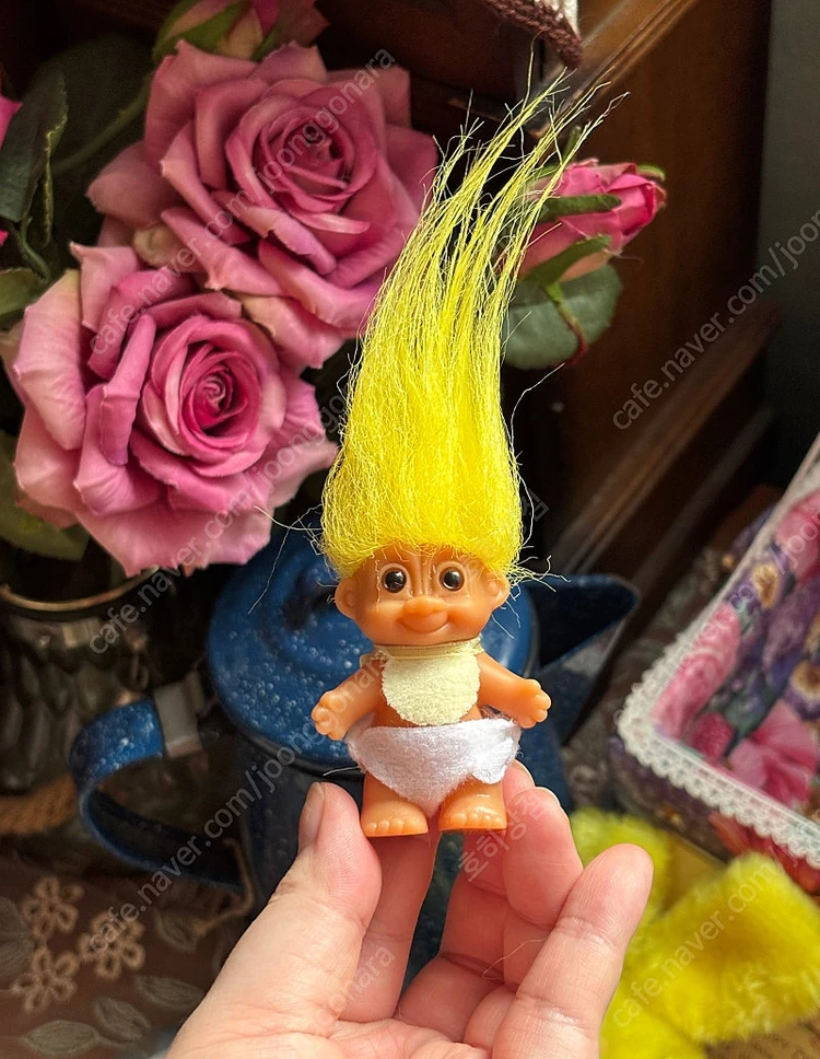 1990년대 미니 베이비트롤인형 빈티지토이 빈티지인형 빈티지피규어 소품샵 고전인형 레트로장난감 이미지