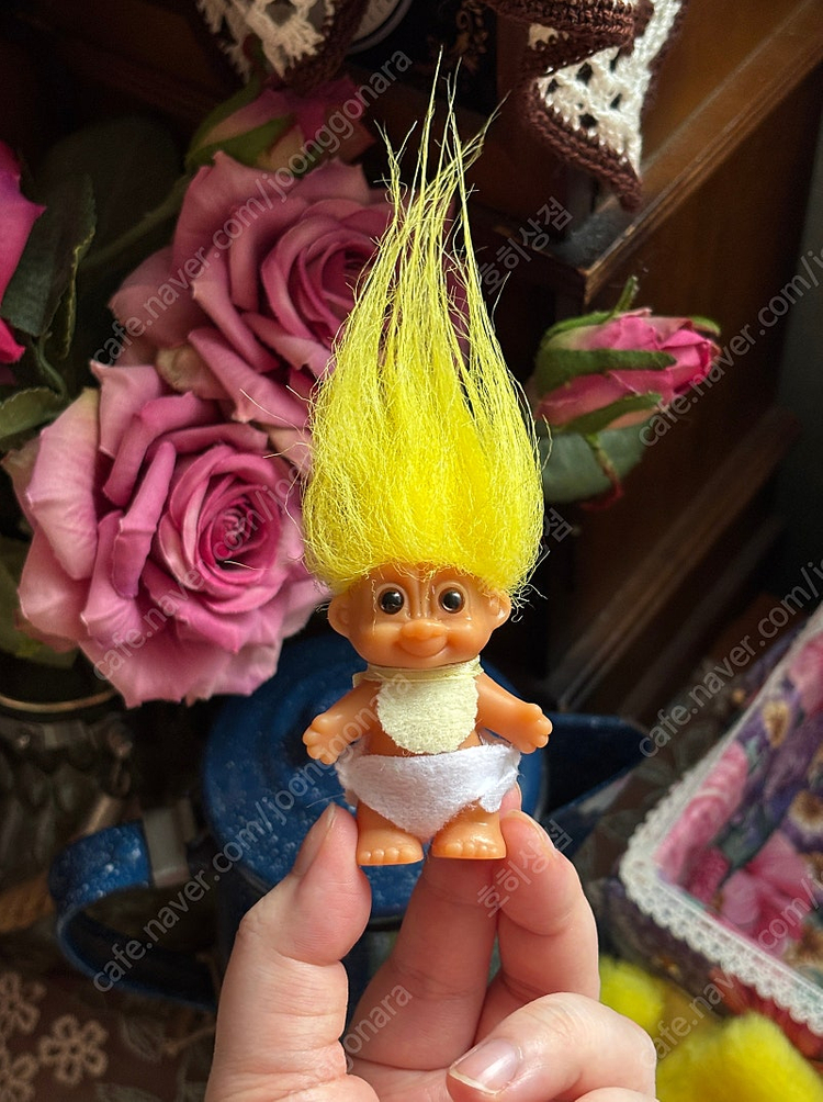 1990년대 미니 베이비트롤인형 빈티지토이 빈티지인형 빈티지피규어 소품샵 고전인형 레트로장난감 이미지