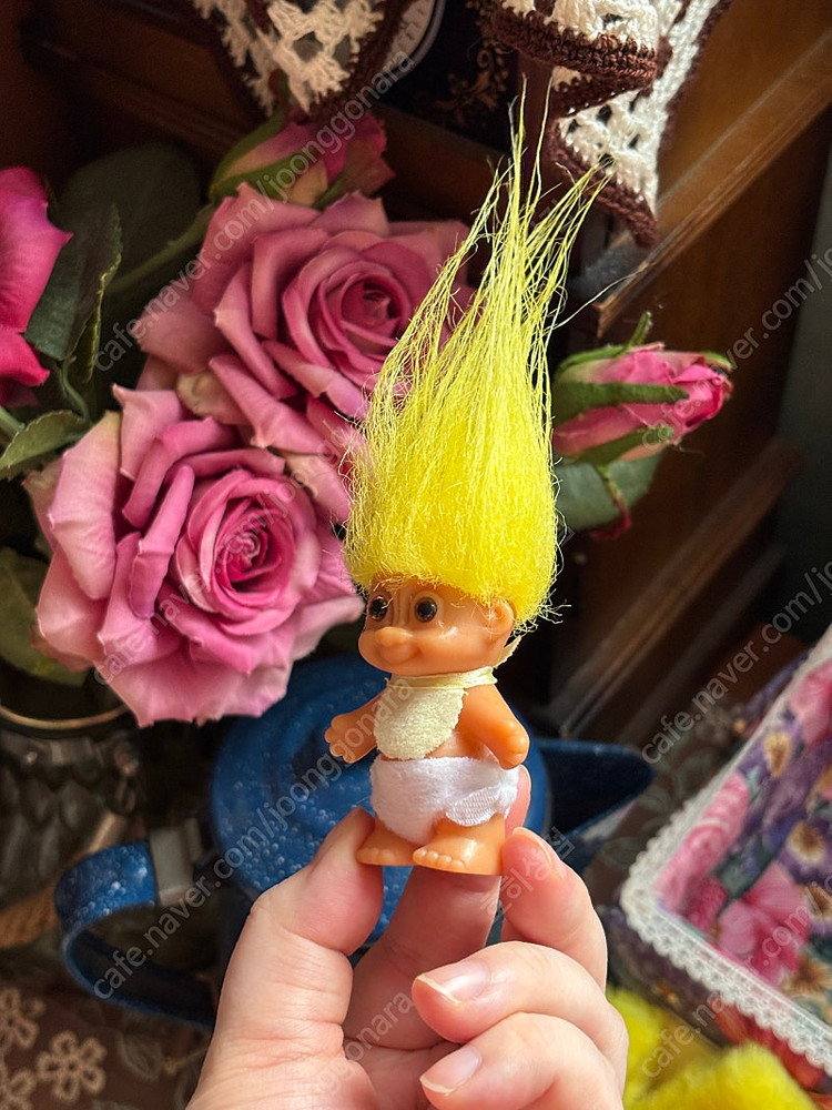 1990년대 미니 베이비트롤인형 빈티지토이 빈티지인형 빈티지피규어 소품샵 고전인형 레트로장난감 이미지