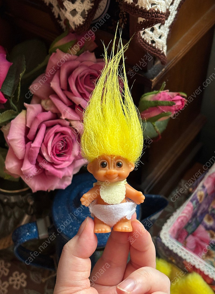 1990년대 미니 베이비트롤인형 빈티지토이 빈티지인형 빈티지피규어 소품샵 고전인형 레트로장난감 이미지