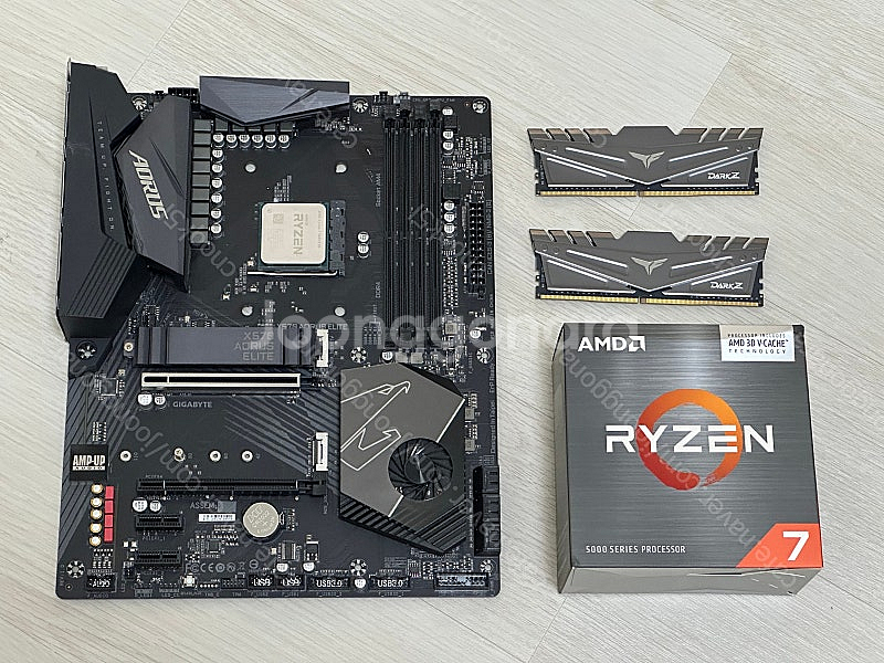 5800X3D X570 어엘 팀그룹 32GB 3600--0