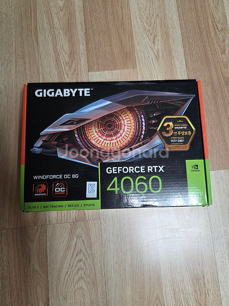 기가바이트 RTX 4060 WINDFORCE 윈드포스 OC 8GB 팝니다--0