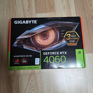 기가바이트 RTX 4060 WINDFORCE 윈드포스 OC 8GB 팝니다