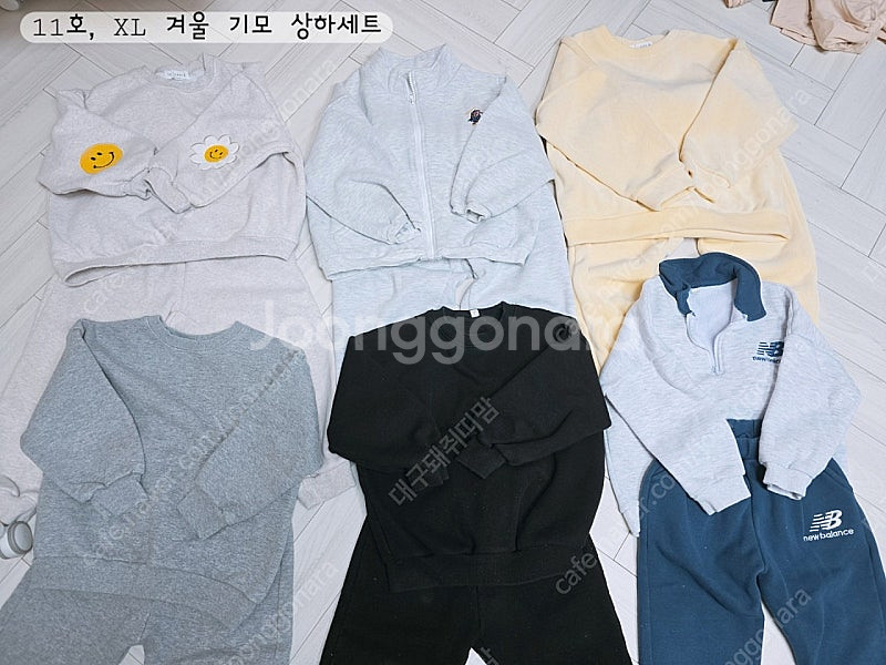 9호,L,110~11호,XL,120 겨울 상하세트--3