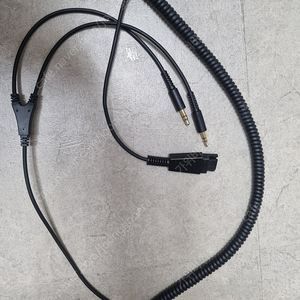 자브라 qd to 3.5mm rca 마이크 헤드셋 케이블