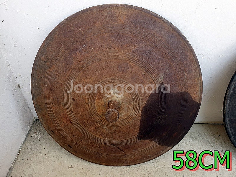 가마솥 무쇠 솥뚜껑 불판 58M 39CM 36CM--0