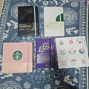 스타벅스 다이어리 새제품 5개 일괄