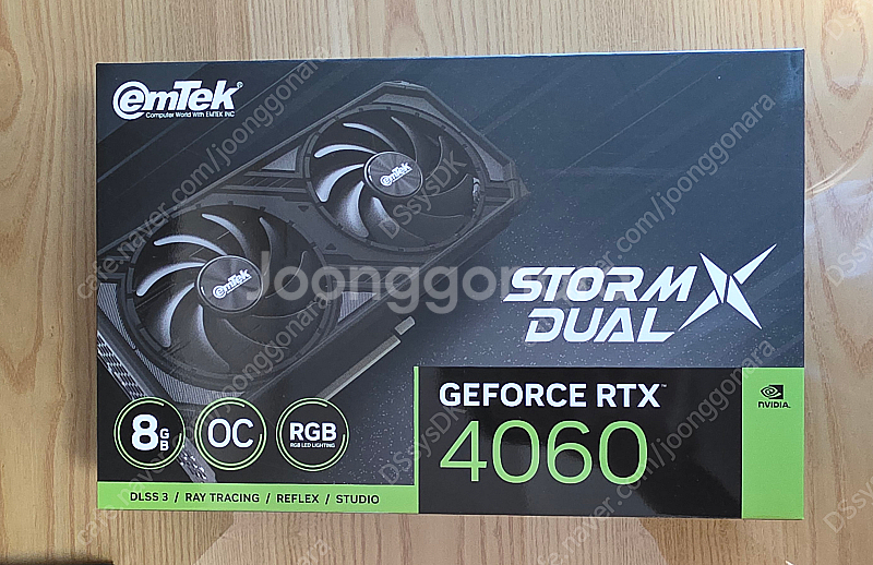 [그래픽카드] 이엠텍 지포스 RTX 4060 STORM...--0