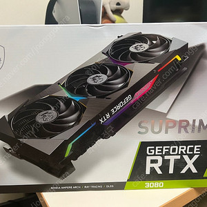RTX3080 12G MSI 슈프림X