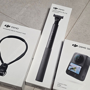 DJI 오즈모 360 카메라 popular combo + 넥 마운트